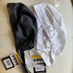 2 WonderWORK Unisex Tie Back Scrub Cap NWT